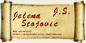 Jelena Stojović vizit kartica